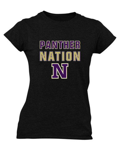 Navarro Panthers N Script Nation #2 Women's SS T-Shirt