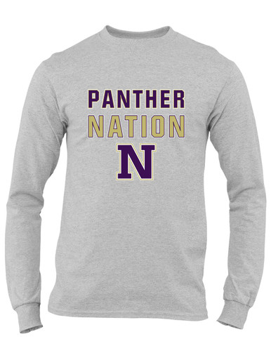 Navarro Panthers N Script Nation #2 Men's LS T-Shirt