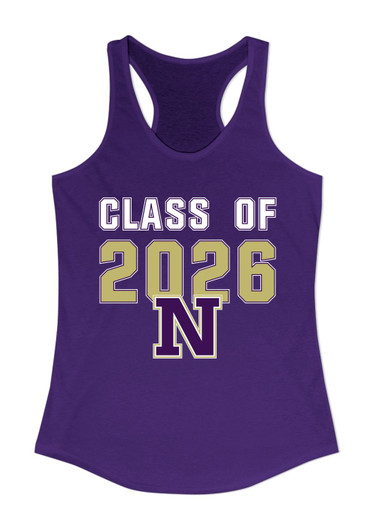 Navarro Panthers N Script Class of 2026 Women's Tank Top