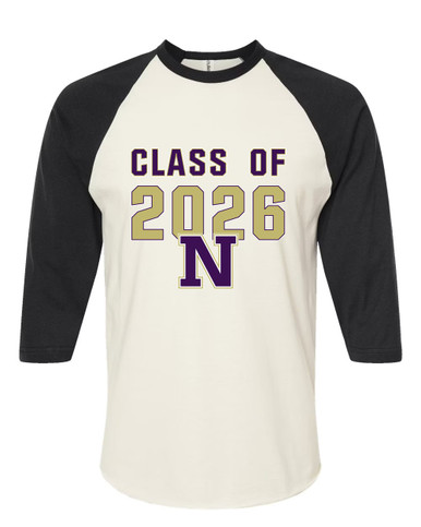 Navarro Panthers N Script Class of 2026 Women's Baseball T-Shirt