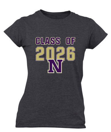 Navarro Panthers N Script Class of 2026 Women's Premium SS T-Shirt