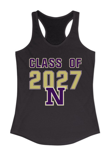 Navarro Panthers N Script Class of 2027 Women's Tank Top