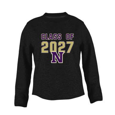 Navarro Panthers N Script Class of 2027 Women's Sweatshirt