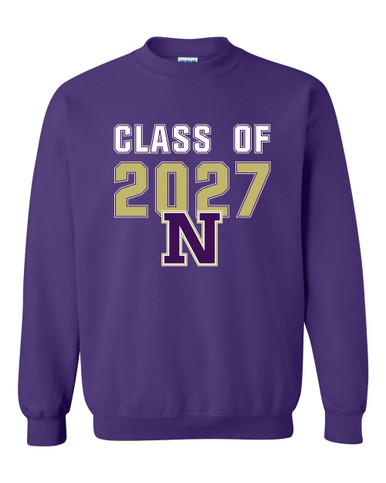 Navarro Panthers N Script Class of 2027 Men's Sweatshirt