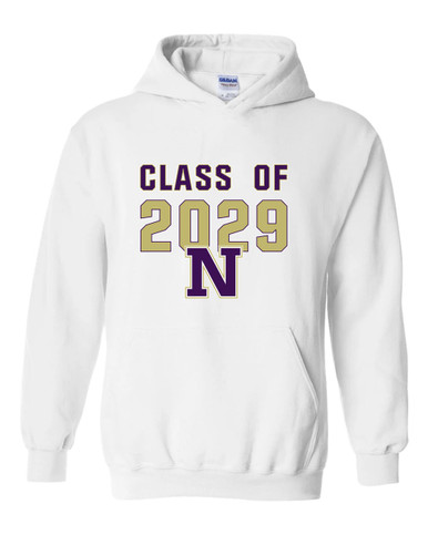 Navarro Panthers N Script Class of 2029 Men's Hoodie