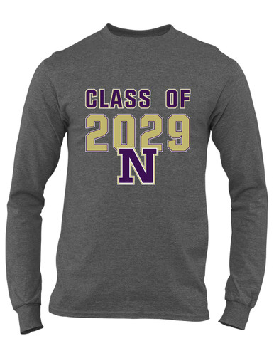 Navarro Panthers N Script Class of 2029 Men's Premium LS T-Shirt