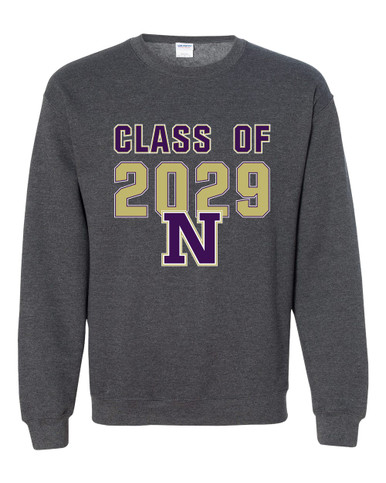 Navarro Panthers N Script Class of 2029 Men's Sweatshirt