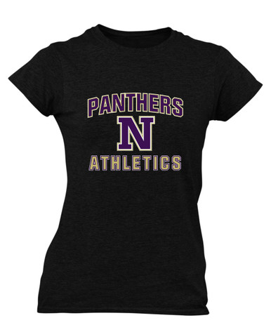 Navarro Panthers N Script Athletics Women's Premium SS T-Shirt