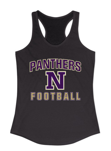 Navarro Panthers N Script Football #1 Women's Tank Top