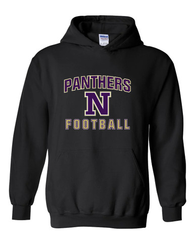 Navarro Panthers N Script Football #1 Men's Hoodie