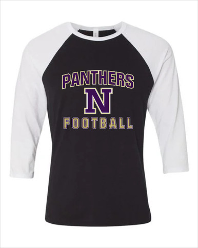 Navarro Panthers N Script Football #1 Men's Baseball T-Shirt