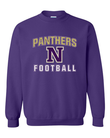 Navarro Panthers N Script Football #1 Men's Sweatshirt