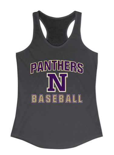Navarro Panthers N Script Baseball #1 Women's Tank Top