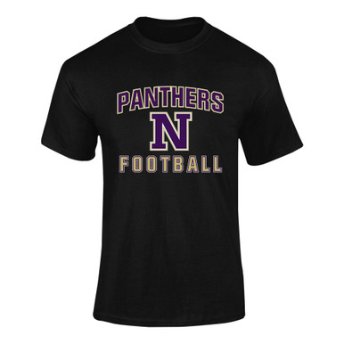 Navarro Panthers N Script Football #1 Men's SS T-Shirt
