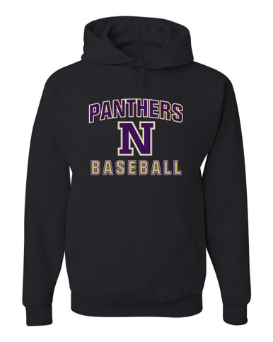 Navarro Panthers N Script Baseball #1 Men's Premium Hoodie
