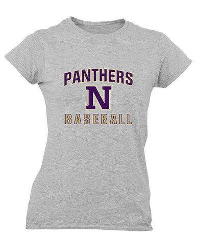 Navarro Panthers N Script Baseball #1 Women's SS T-Shirt