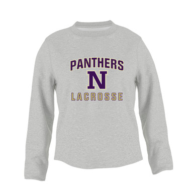 Navarro Panthers N Script Lacrosse Women's Sweatshirt