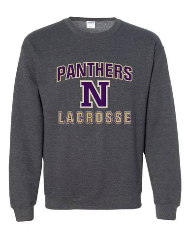 Navarro Panthers N Script Lacrosse Men's Sweatshirt