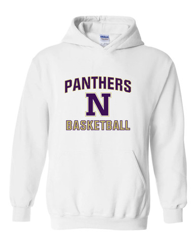 Navarro Panthers N Script Basketball #1 Men's Hoodie