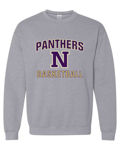 Navarro Panthers N Script Basketball #1 Men's Sweatshirt