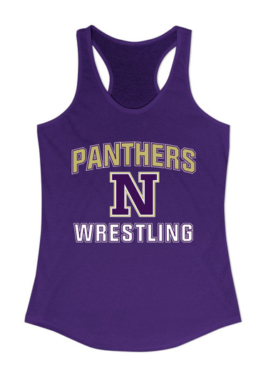 Navarro Panthers N Script Wrestling Women's Tank Top