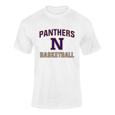 Navarro Panthers N Script Basketball #1 Men's SS T-Shirt