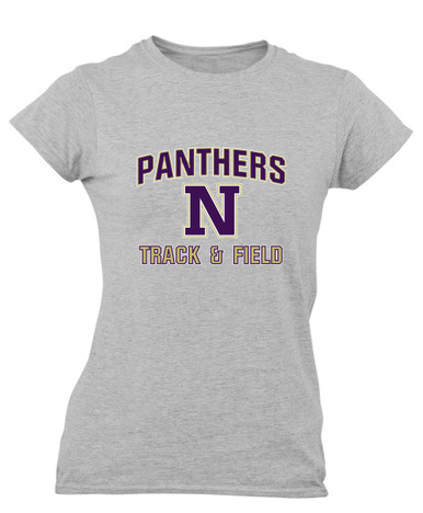 Navarro Panthers N Script Track & Field Women's Premium SS T-Shirt
