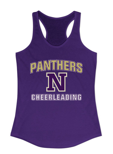 Navarro Panthers N Script Cheerleading Women's Tank Top