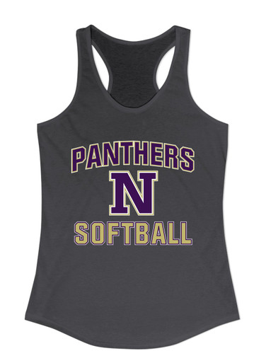 Navarro Panthers N Script Softball #1 Women's Tank Top