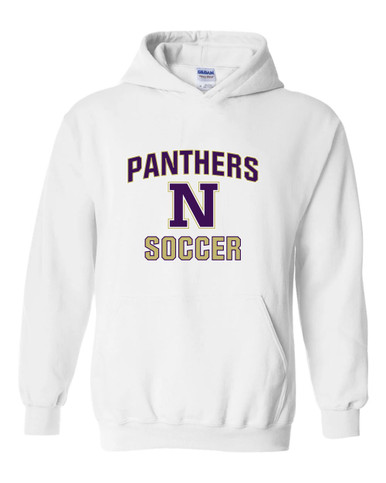Navarro Panthers N Script Soccer #1 Men's Hoodie