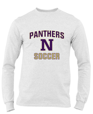 Navarro Panthers N Script Soccer #1 Men's LS T-Shirt
