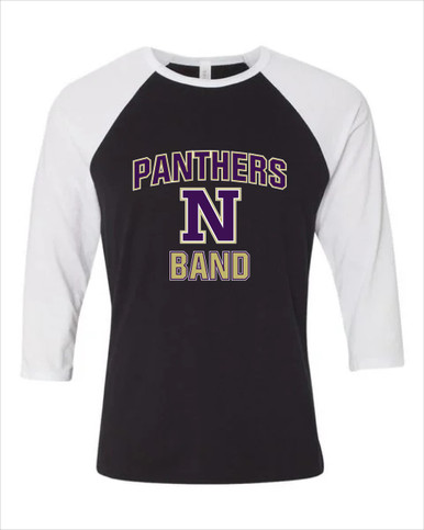 Navarro Panthers N Script Band # 1 Men's Baseball T-Shirt