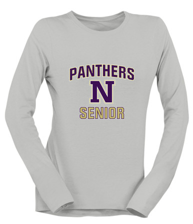 Navarro Panthers N Script Senior #1 Women's Premium LS T-Shirt