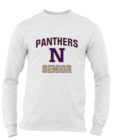 Navarro Panthers N Script Senior #1 Men's LS T-Shirt