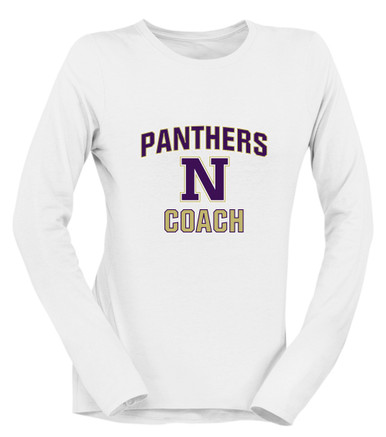 Navarro Panthers N Script Coach Women's Premium LS T-Shirt