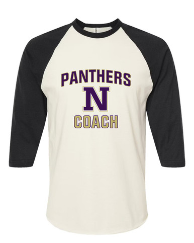 Navarro Panthers N Script Coach Men's Baseball T-Shirt