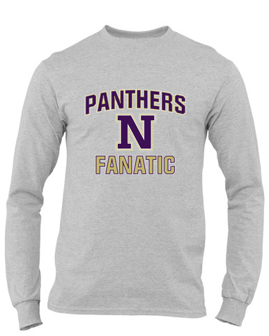 Navarro Panthers N Script Fanatic Men's LS T-Shirt