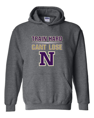 Navarro Panthers N Script Train Hard, Can't Lose Men's Hoodie