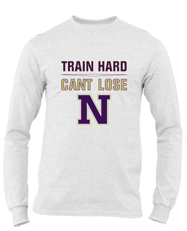 Navarro Panthers N Script Train Hard, Can't Lose Men's Premium LS T-Shirt