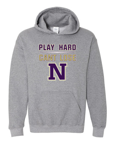 Navarro Panthers N Script Play Hard, Can't Lose Men's Hoodie