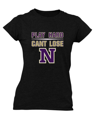 Navarro Panthers N Script Play Hard, Can't Lose Women's SS T-Shirt