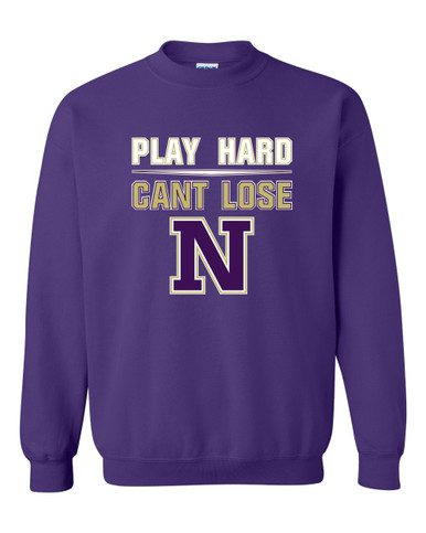 Navarro Panthers N Script Play Hard, Can't Lose Men's Sweatshirt