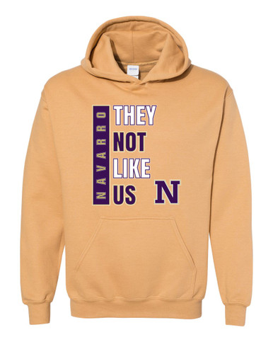 Navarro Panthers N Script They Not Like Us #1 Men's Hoodie
