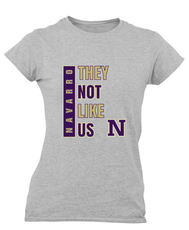 Navarro Panthers N Script They Not Like Us #1 Women's SS T-Shirt