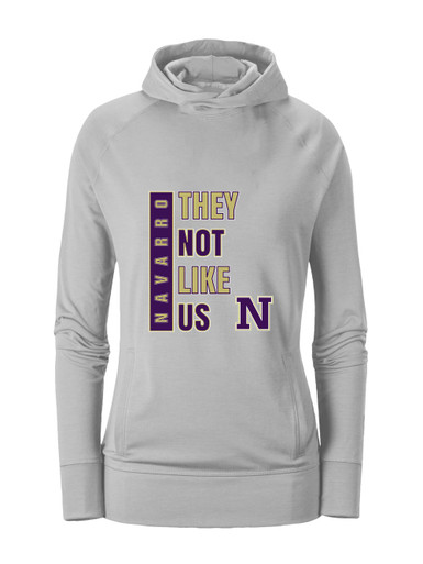 Navarro Panthers N Script They Not Like Us #1 Women's Hoodie