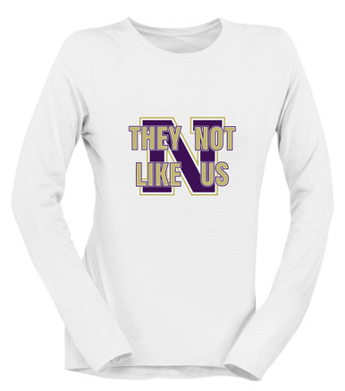 Navarro Panthers N Script They Not Like Us #2 Women's Premium LS T-Shirt