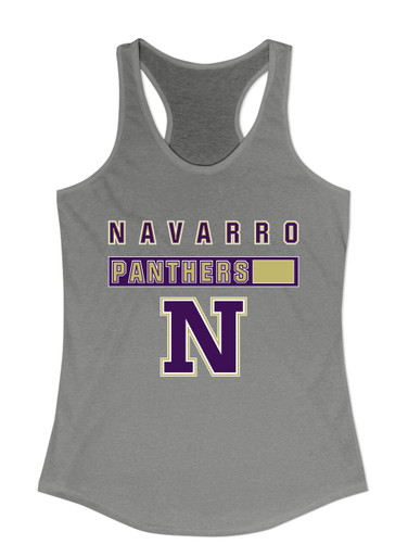 Navarro Panthers N Script Mascot #7 Women's Tank Top