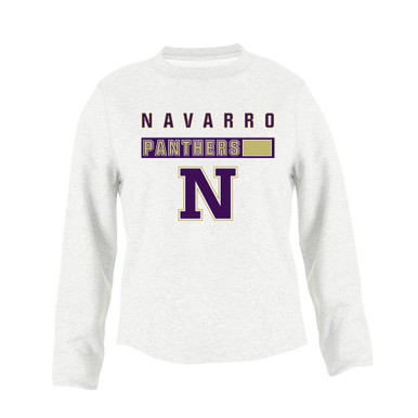 Navarro Panthers N Script Mascot #7 Men's Sweatshirt