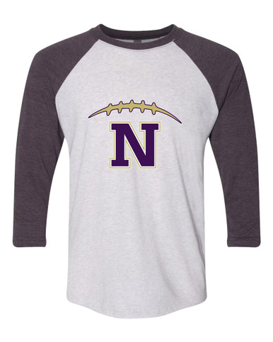 Navarro Panthers N Script Football #2 Women's Baseball T-Shirt
