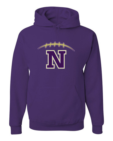 Navarro Panthers N Script Football #2 Men's Premium Hoodie